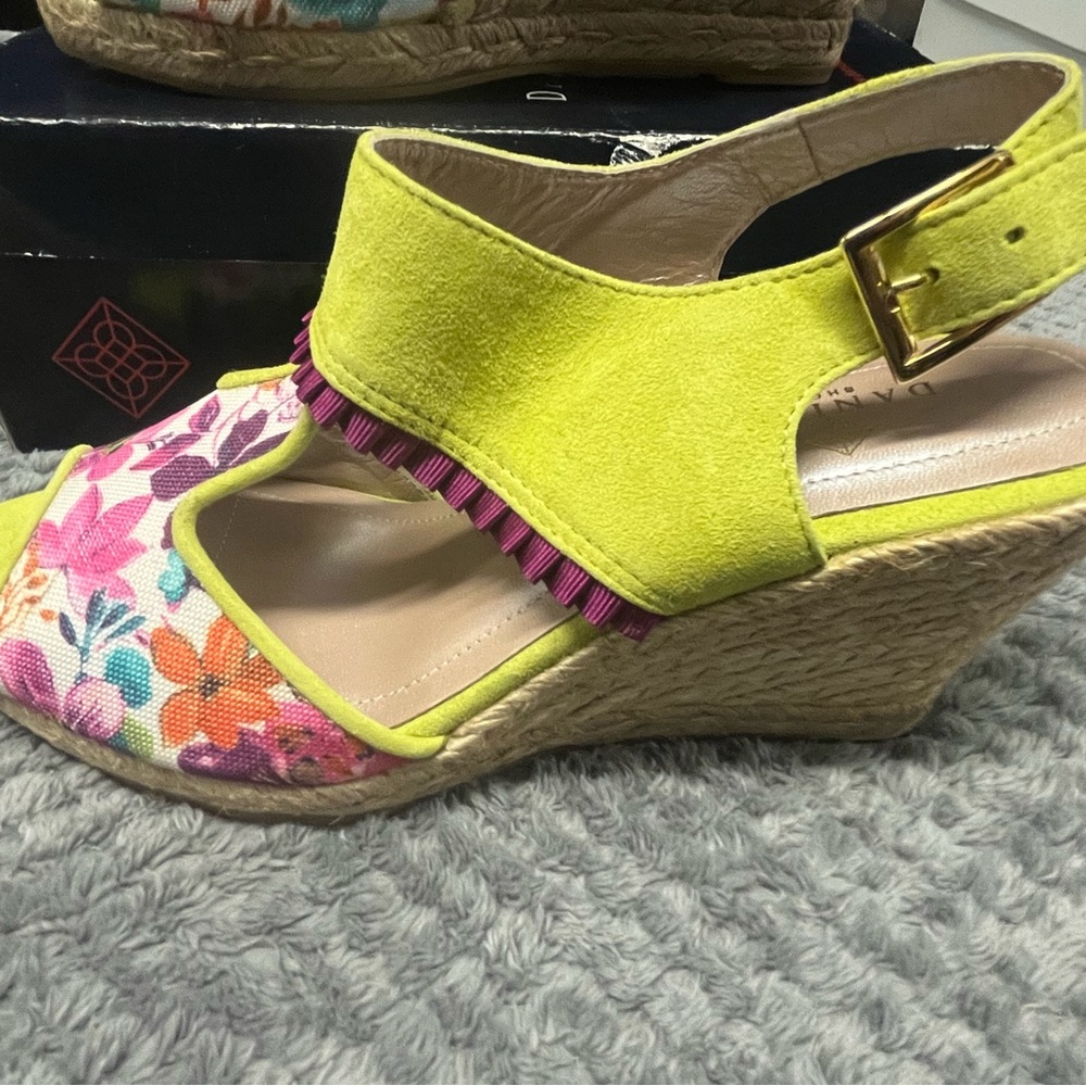 Women Sandals Shoes Wedge Espadrilles Colorful Floral Women's Sandals Size 8 39